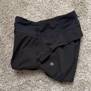 Lululemon Speed Up Low Rise Lined Shorts